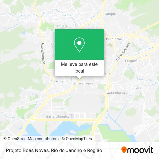 Projeto Boas Novas mapa