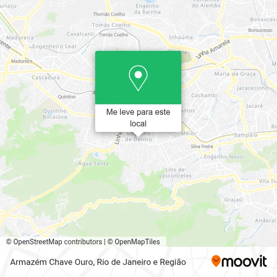 Armazém Chave Ouro mapa