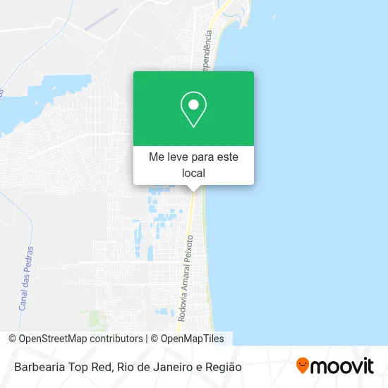 Barbearia Top Red mapa