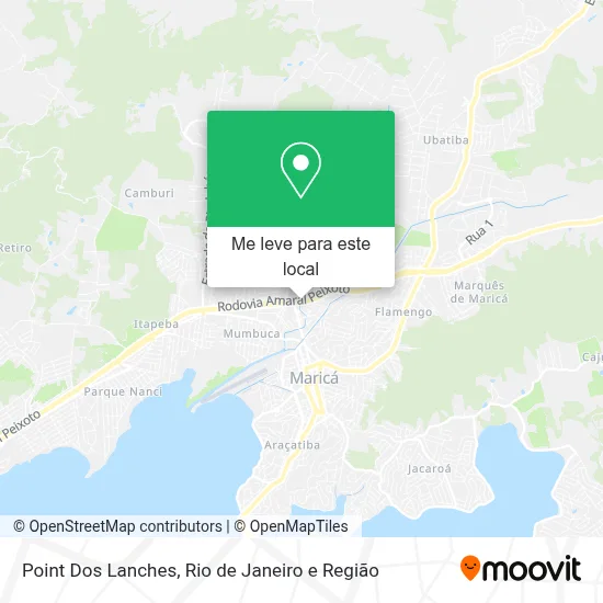 Point Dos Lanches mapa