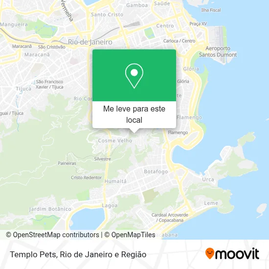Templo Pets mapa