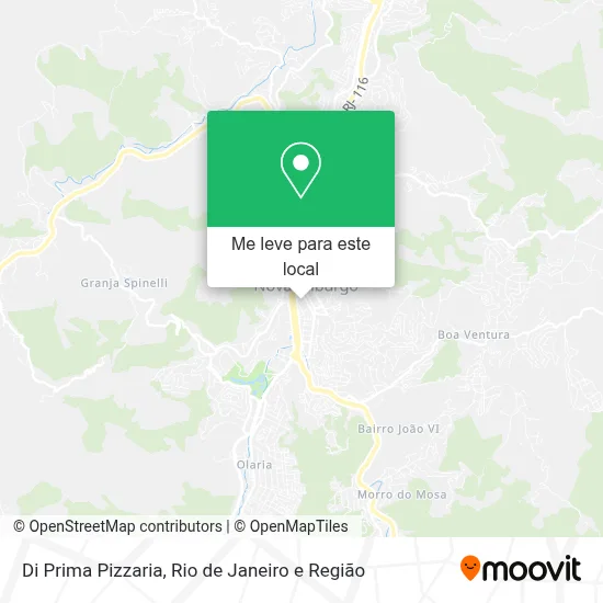 Di Prima Pizzaria mapa