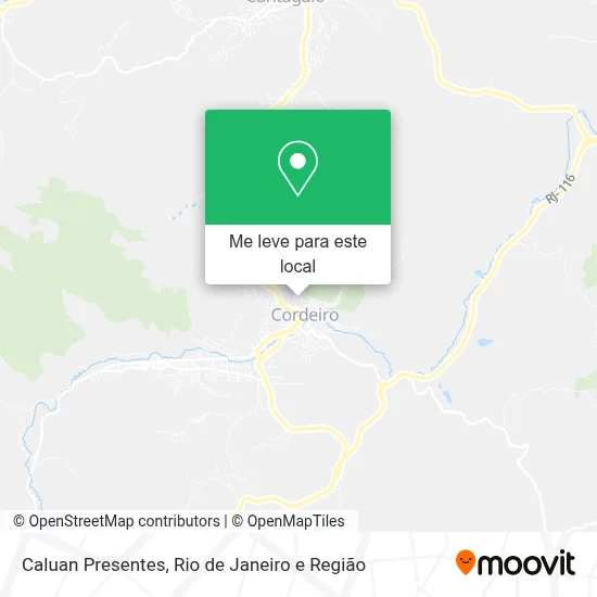 Caluan Presentes mapa