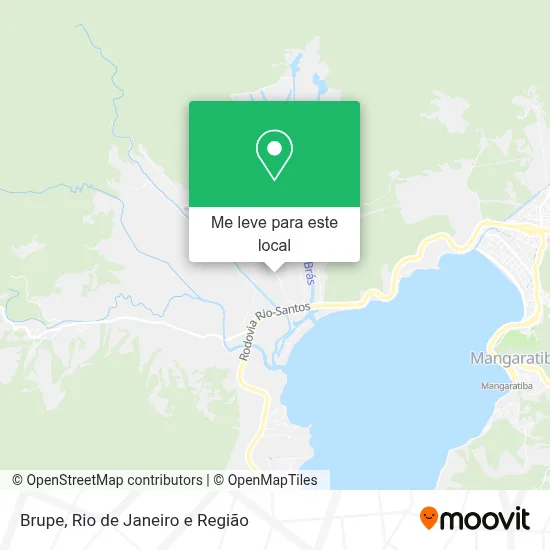 Brupe mapa