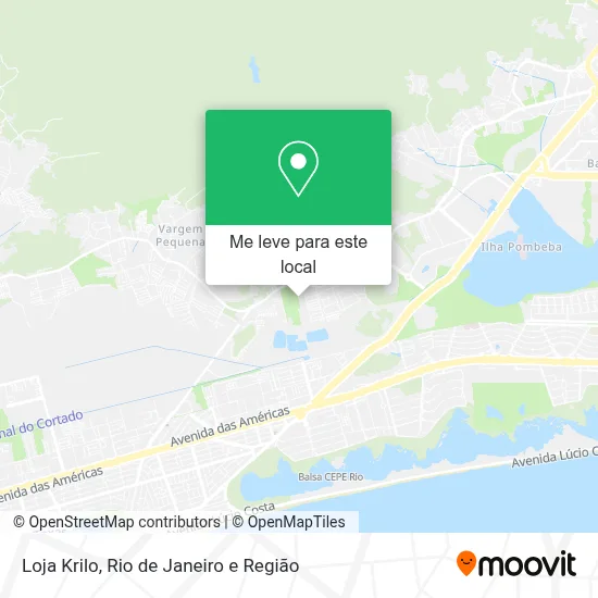 Loja Krilo mapa