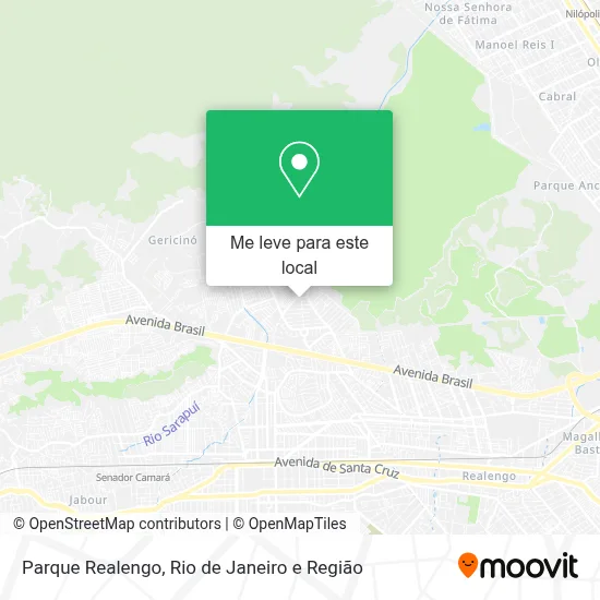 Parque Realengo mapa