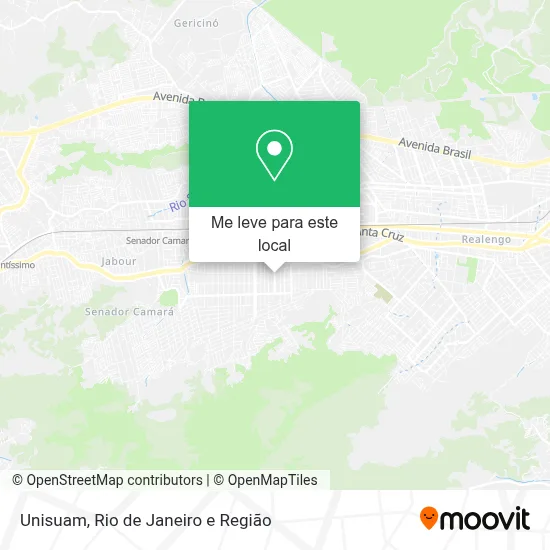 Unisuam mapa