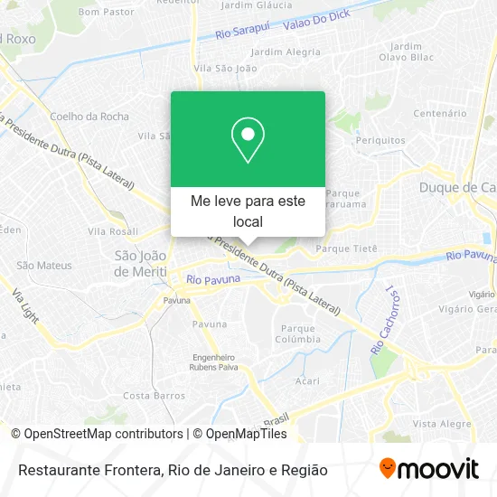 Restaurante Frontera mapa