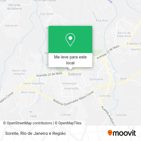 Sorelle mapa