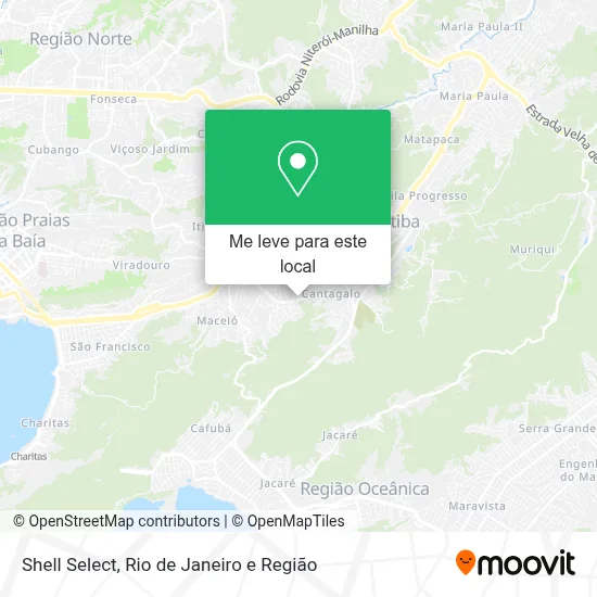 Shell Select mapa