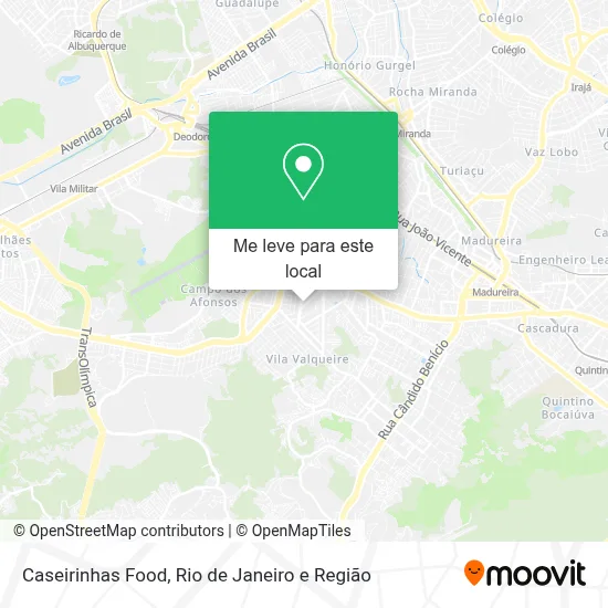 Caseirinhas Food mapa