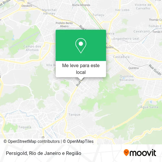 Persigold mapa