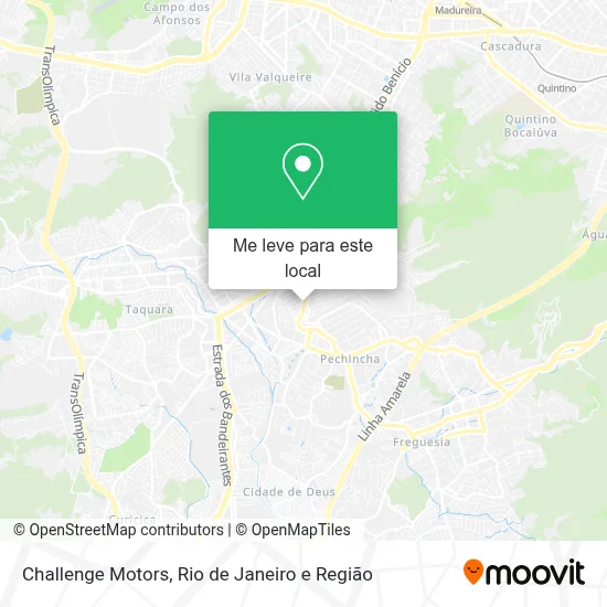 Challenge Motors mapa