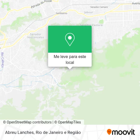 Abreu Lanches mapa