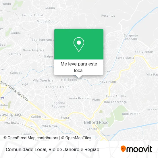 Comunidade Local mapa
