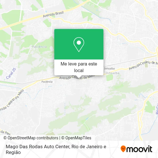 Mago Das Rodas Auto Center mapa