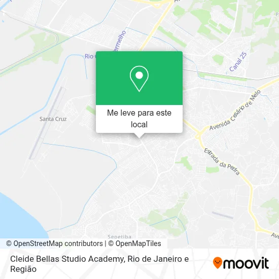 Cleide Bellas Studio Academy mapa