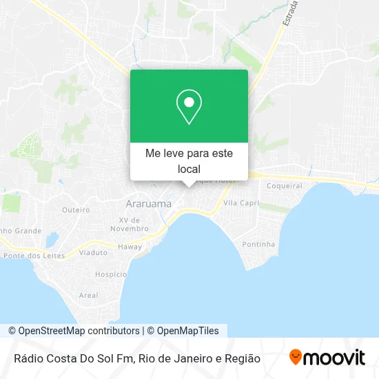 Rádio Costa Do Sol Fm mapa
