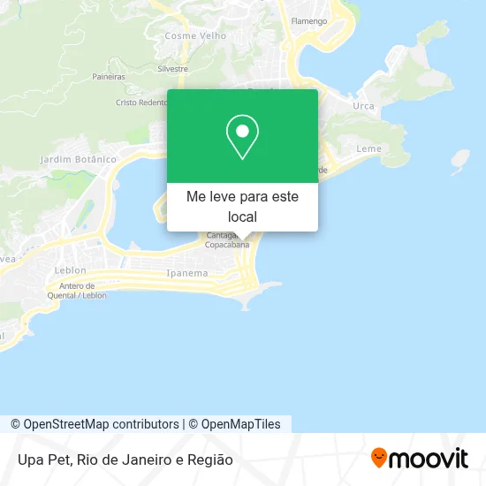 Upa Pet mapa
