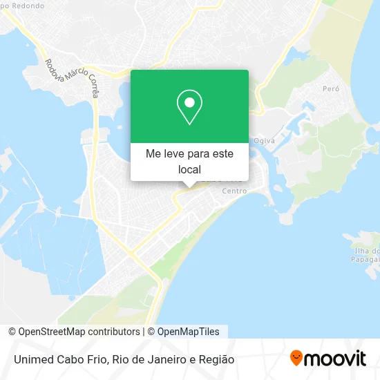 Unimed Cabo Frio mapa