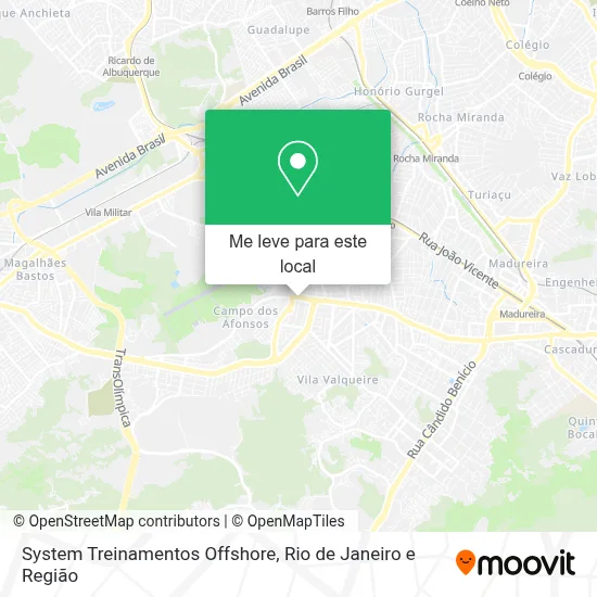 System Treinamentos Offshore mapa