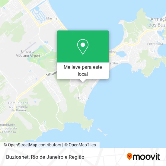 Buziosnet mapa