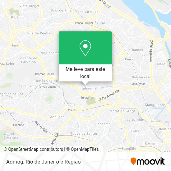 Admog mapa