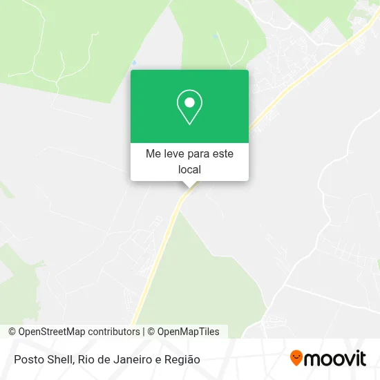 Posto Shell mapa