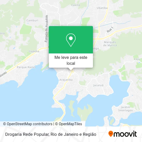 Drogaria Rede Popular mapa