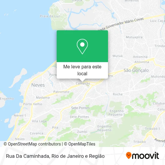 Rua Da Caminhada mapa