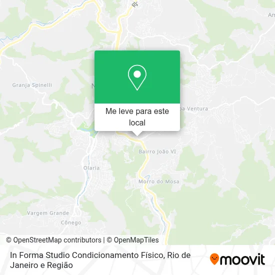 In Forma Studio Condicionamento Físico mapa