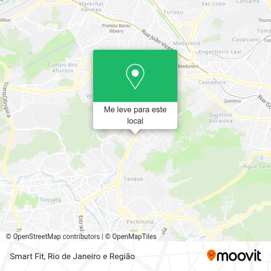 Smart Fit mapa