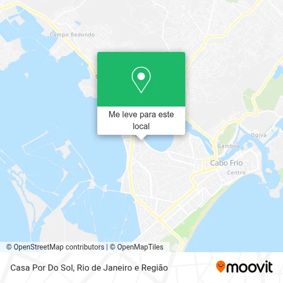 Casa Por Do Sol mapa