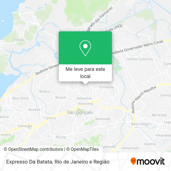 Expresso Da Batata mapa