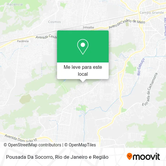 Pousada Da Socorro mapa