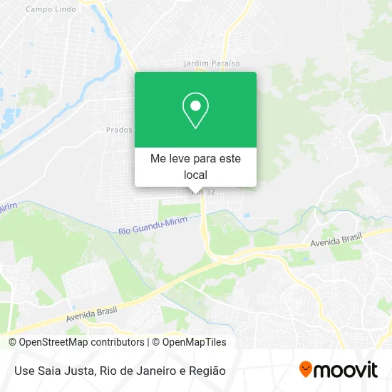 Use Saia Justa mapa