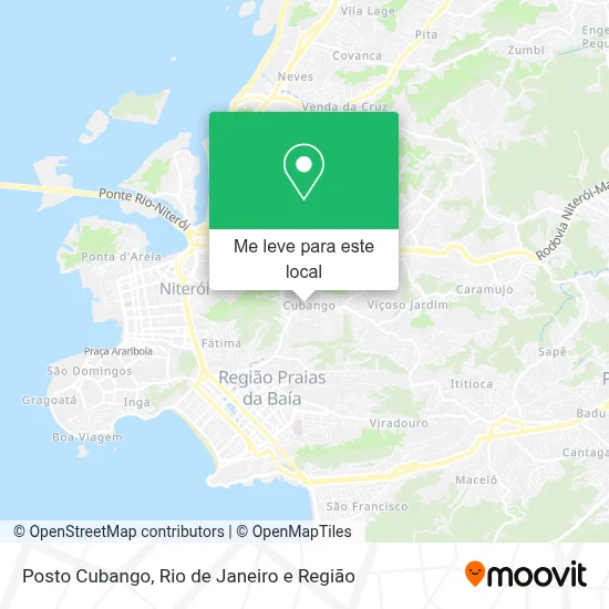 Posto Cubango mapa