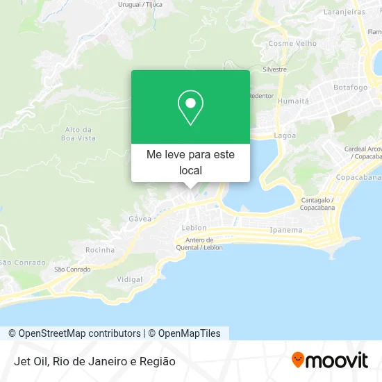 Jet Oil mapa