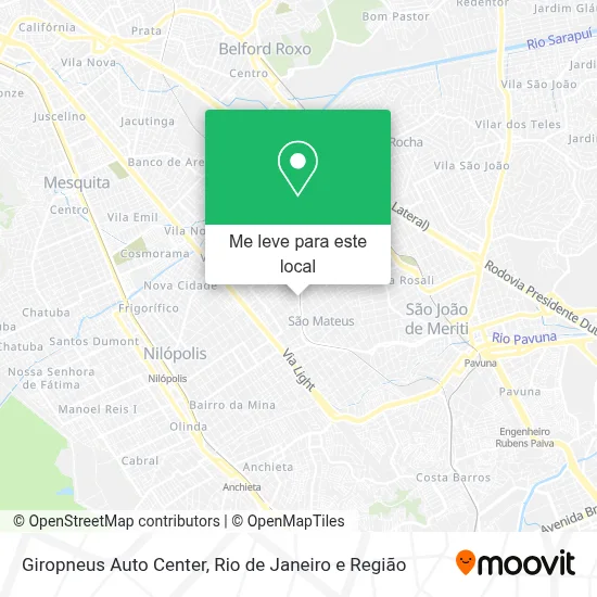 Giropneus Auto Center mapa