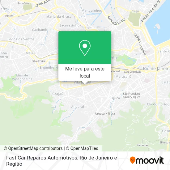 Fast Car Reparos Automotivos mapa