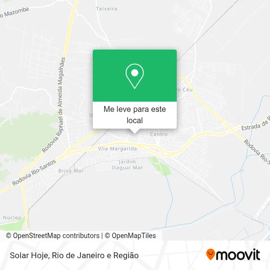 Solar Hoje mapa