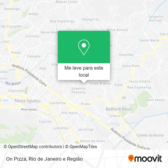 On Pizza mapa