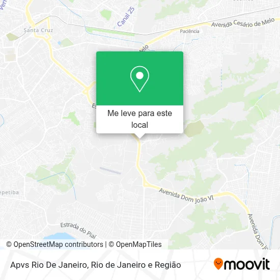 Apvs Rio De Janeiro mapa