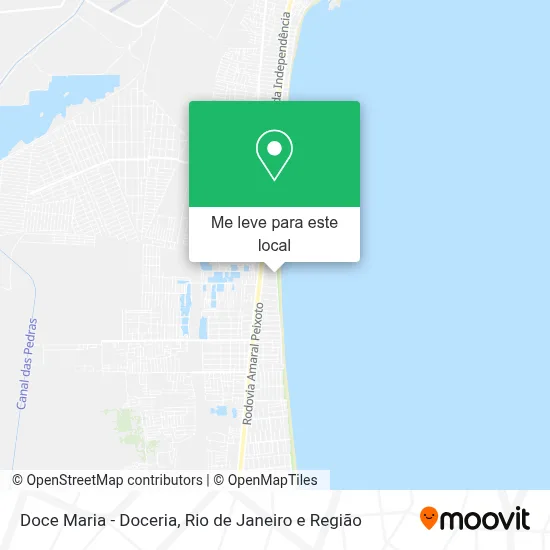 Doce Maria - Doceria mapa