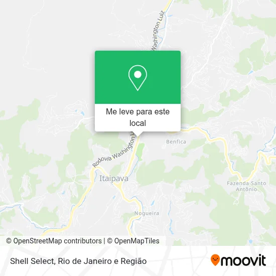 Shell Select mapa