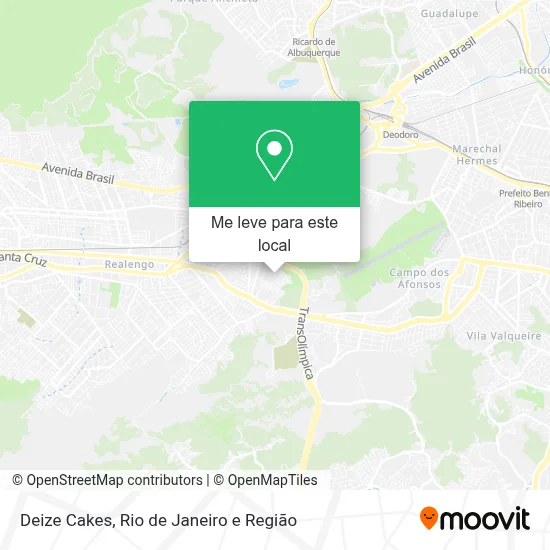 Deize Cakes mapa