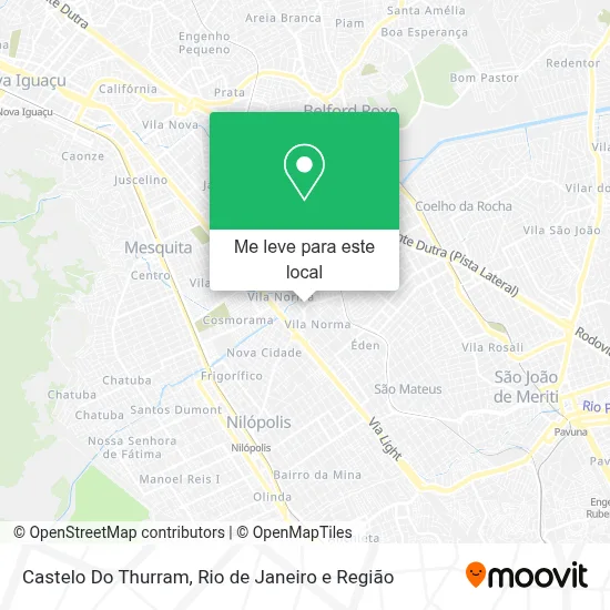 Castelo Do Thurram mapa