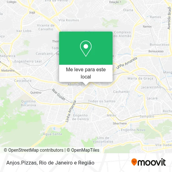 Anjos.Pizzas mapa