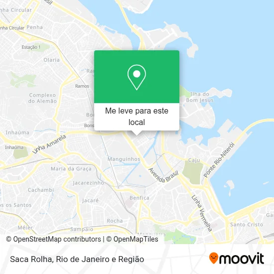Saca Rolha mapa