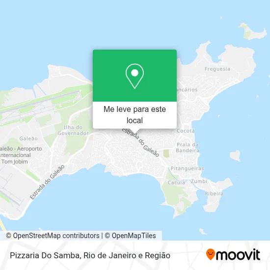 Pizzaria Do Samba mapa